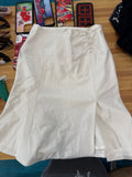 Cream Button Skirt (S)