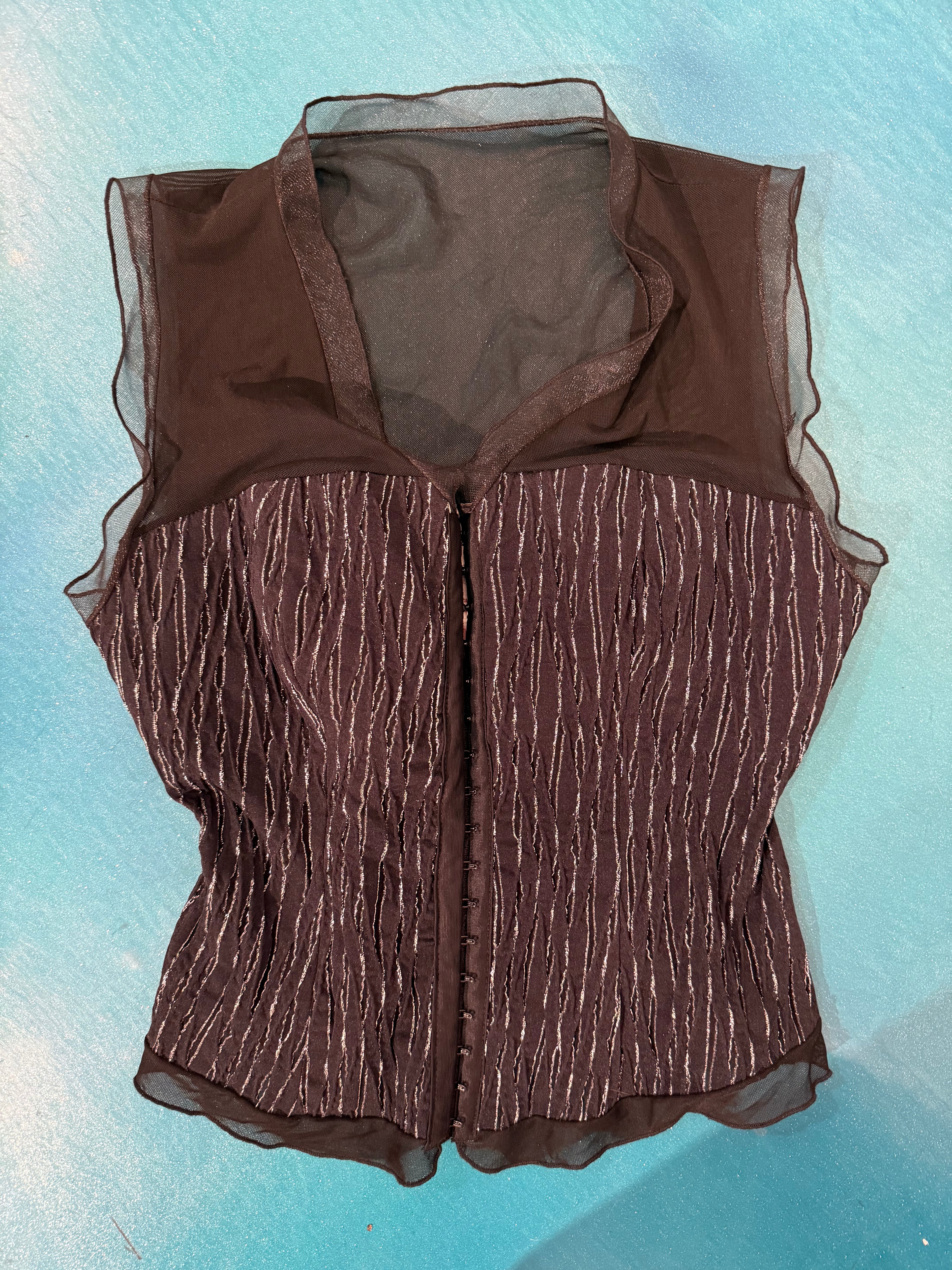 Vintage Joseph Ribkoff Corset Top (L)