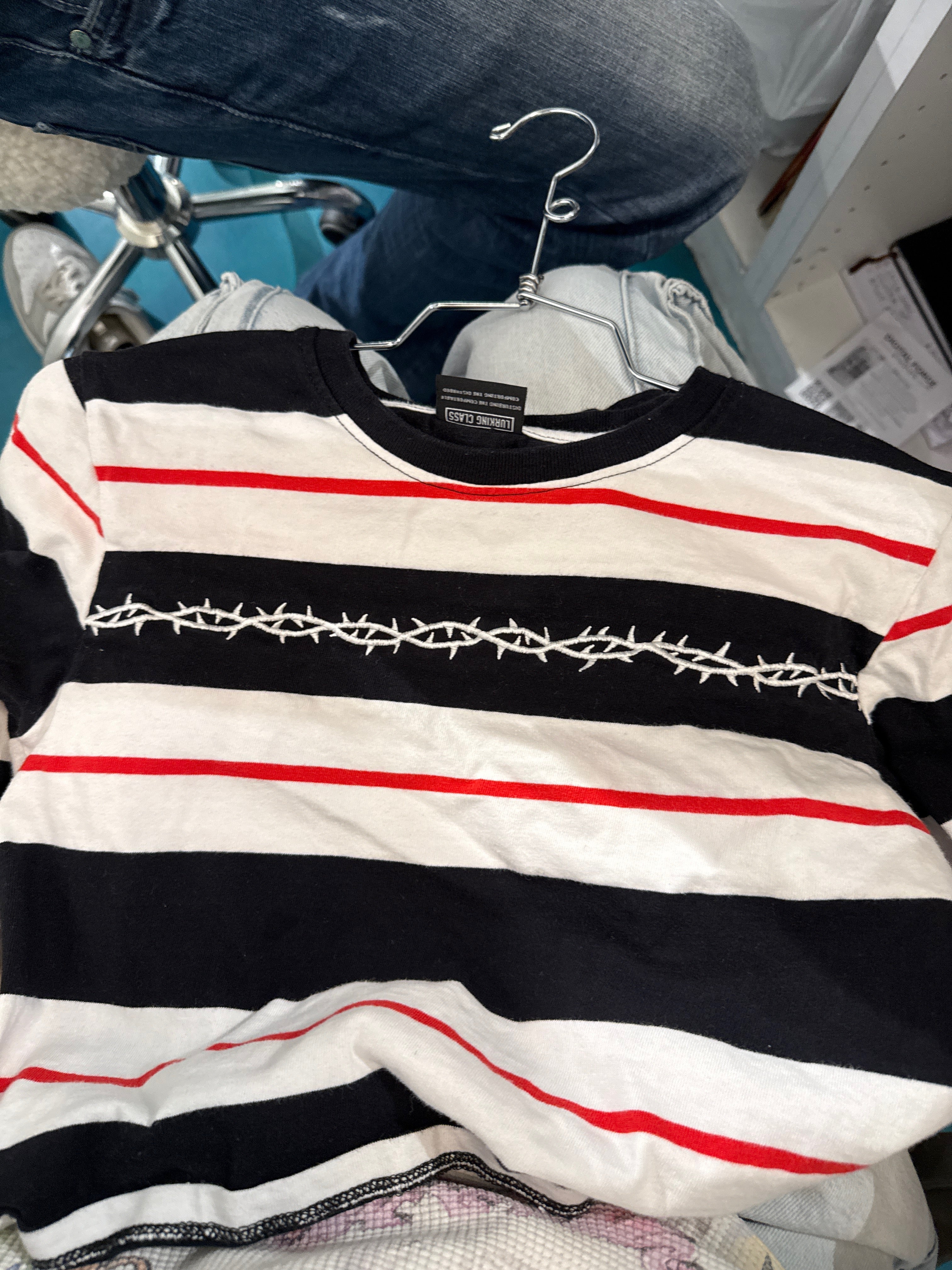 Striped Barbwire Shirt (XS)