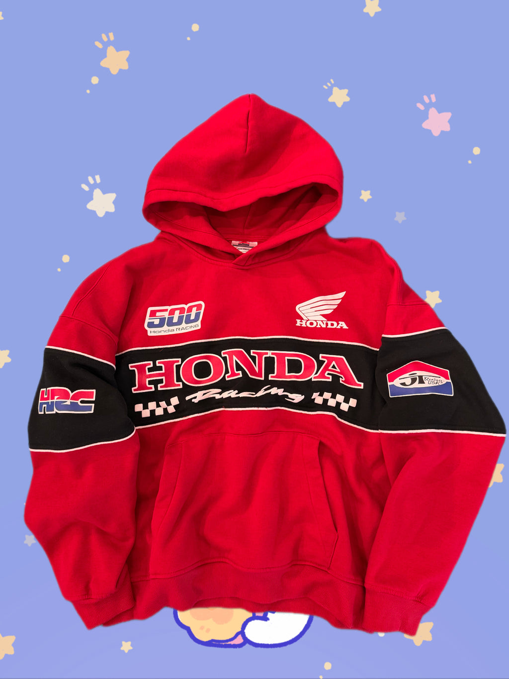 JT Racing USA x Honda Racing Hoodie (XL)