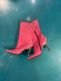 Y2K Bebe Hot Pink Boots (5.5)