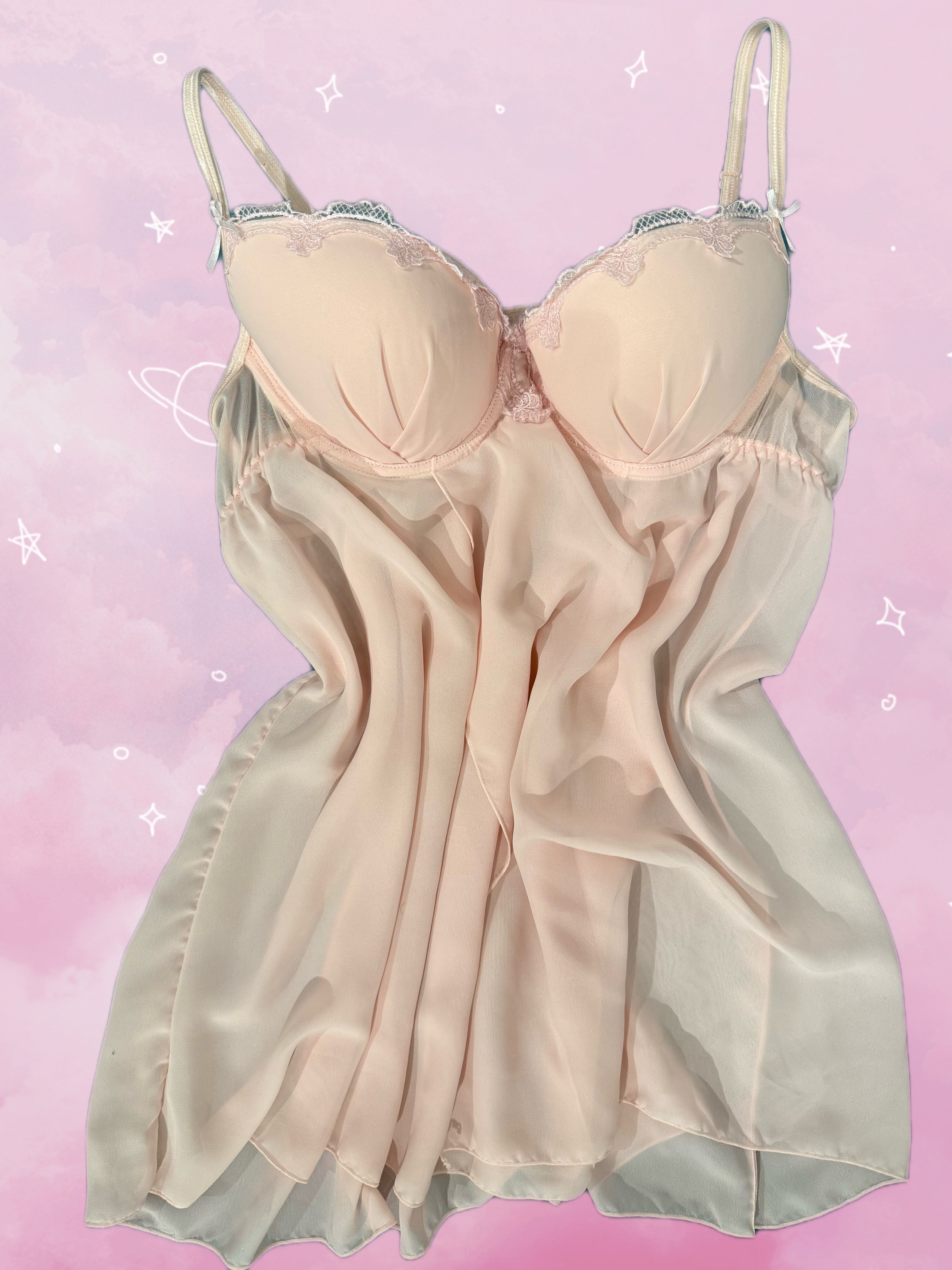 Pink Babydoll Dress (L)