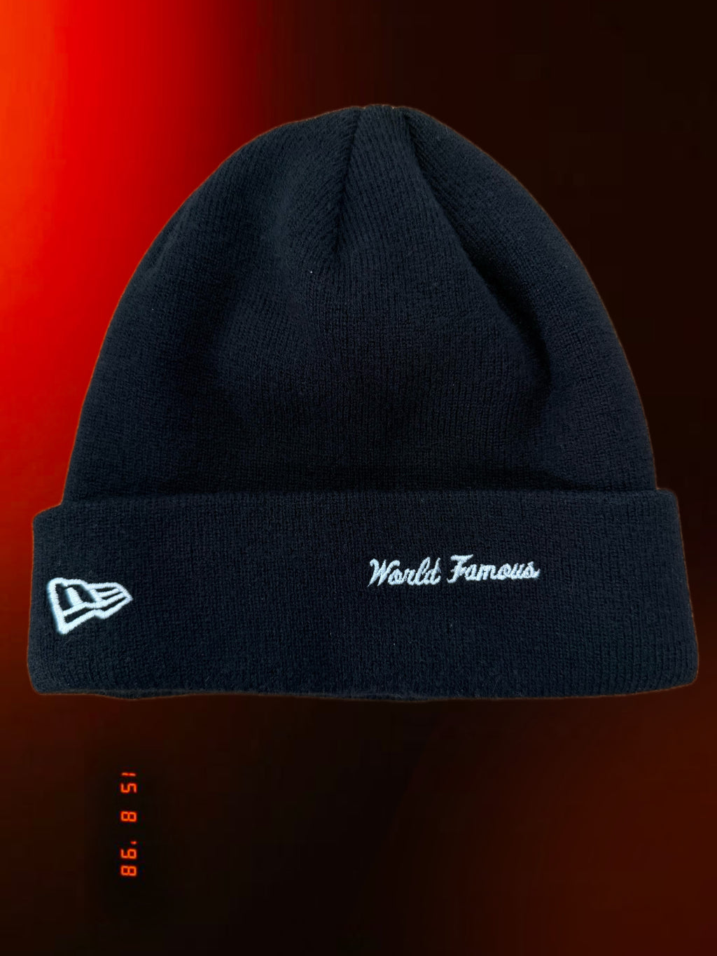 Supreme x New Era Box Logo Beanie 'Black' FW22