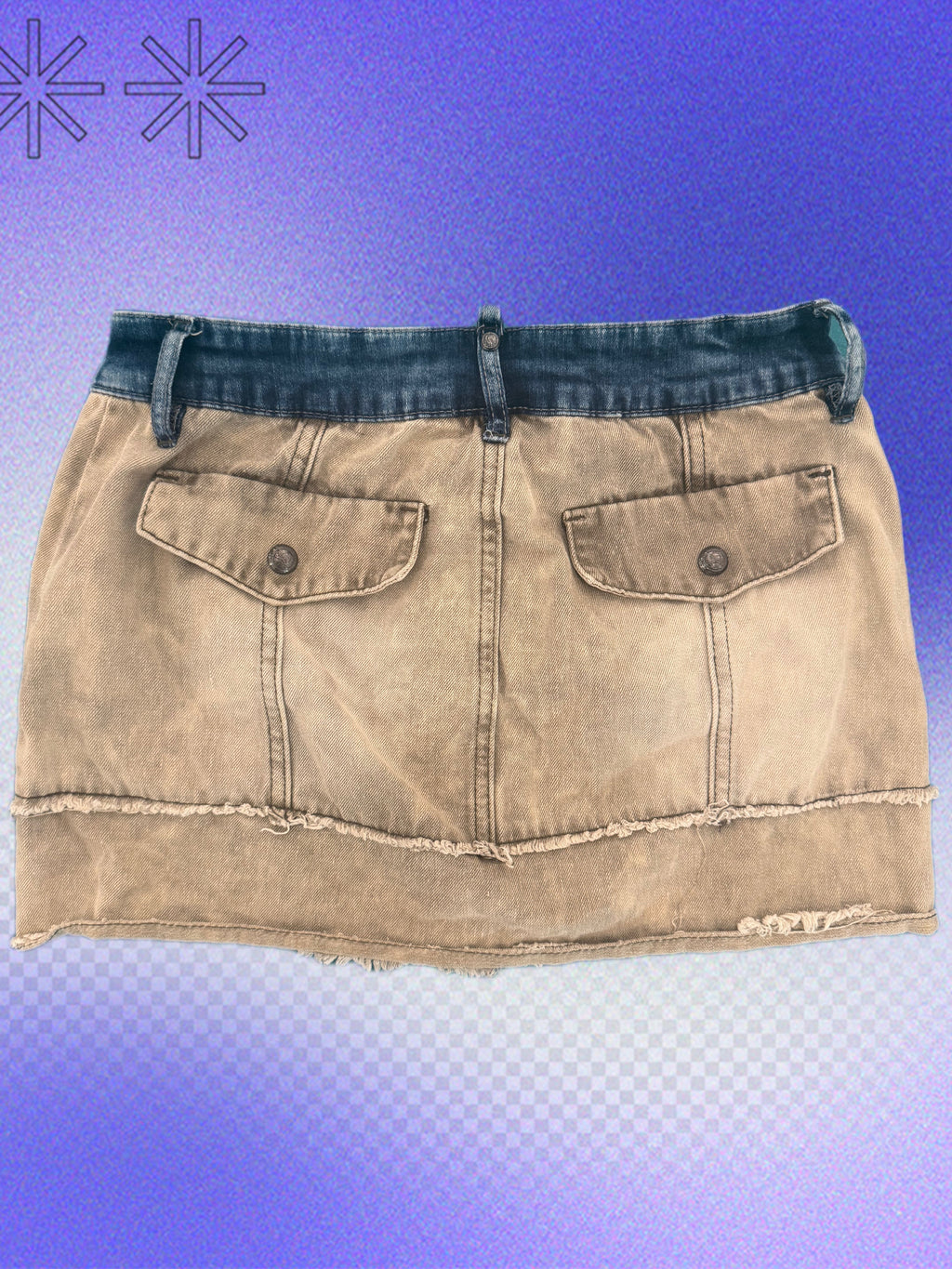 Y2K 2000’s Parasuco Denim Skirt