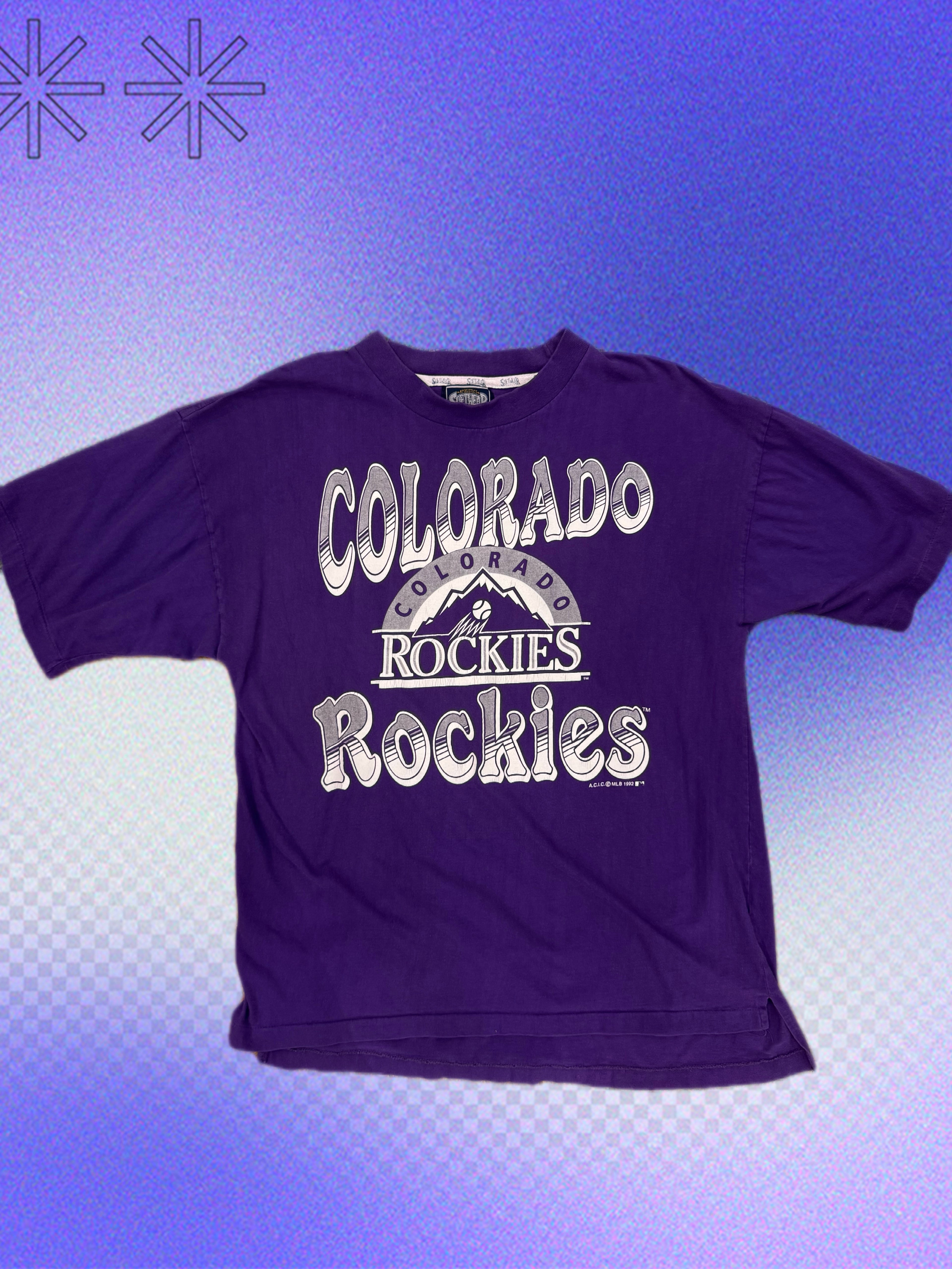 Vintage 1992 Colorado Rockies MLB Tee
