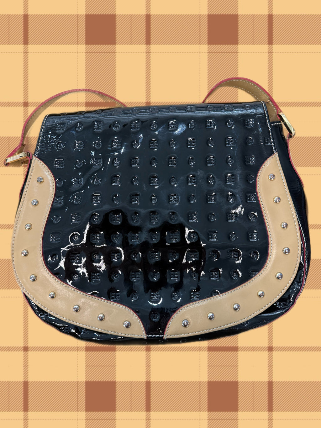 Arcadia Patent Leather Cross Body Bag