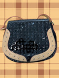 Arcadia Patent Leather Cross Body Bag