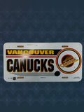 Vintage Vancouver Canucks License Plate