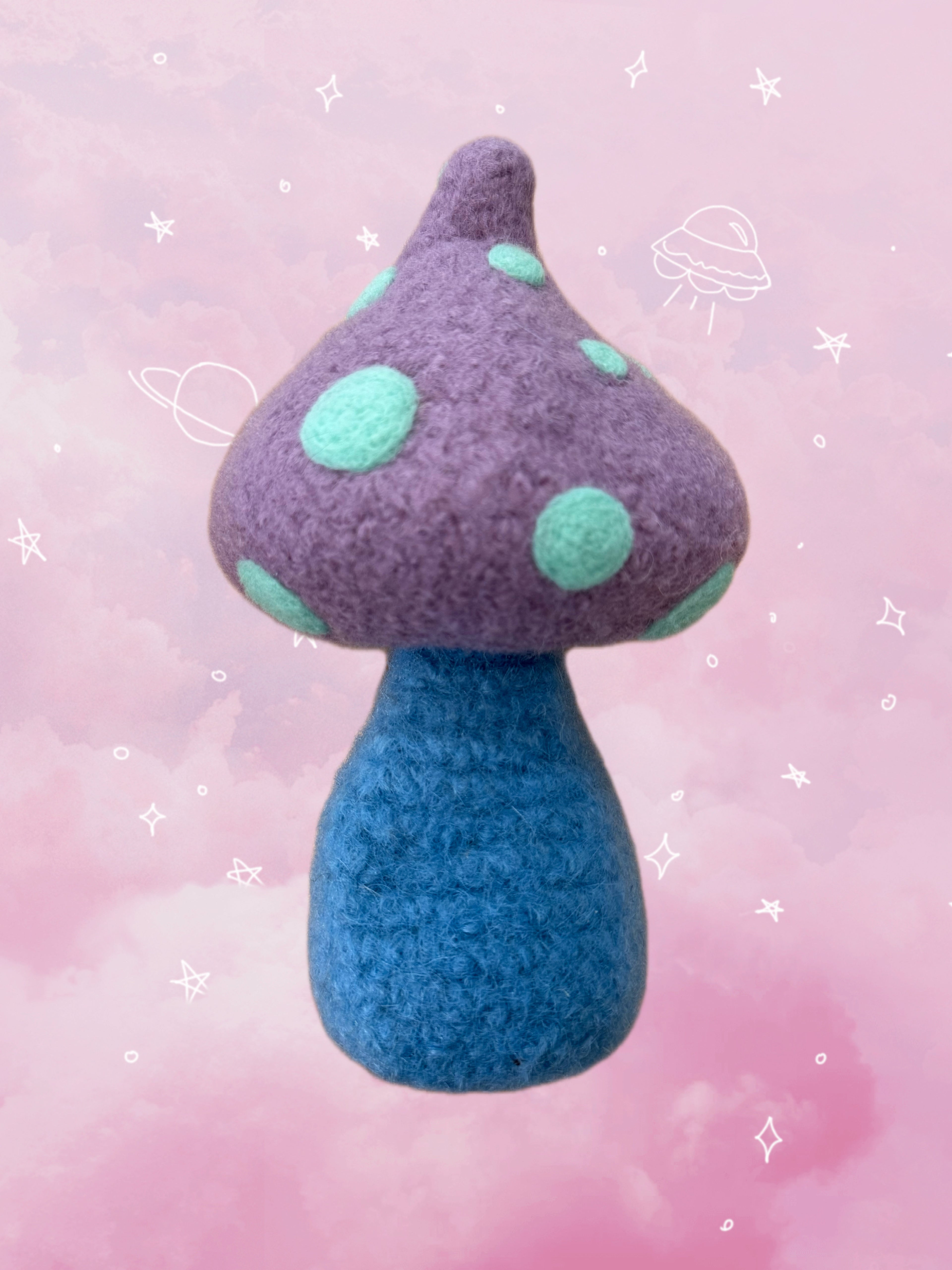 Custom Knit Mushroom