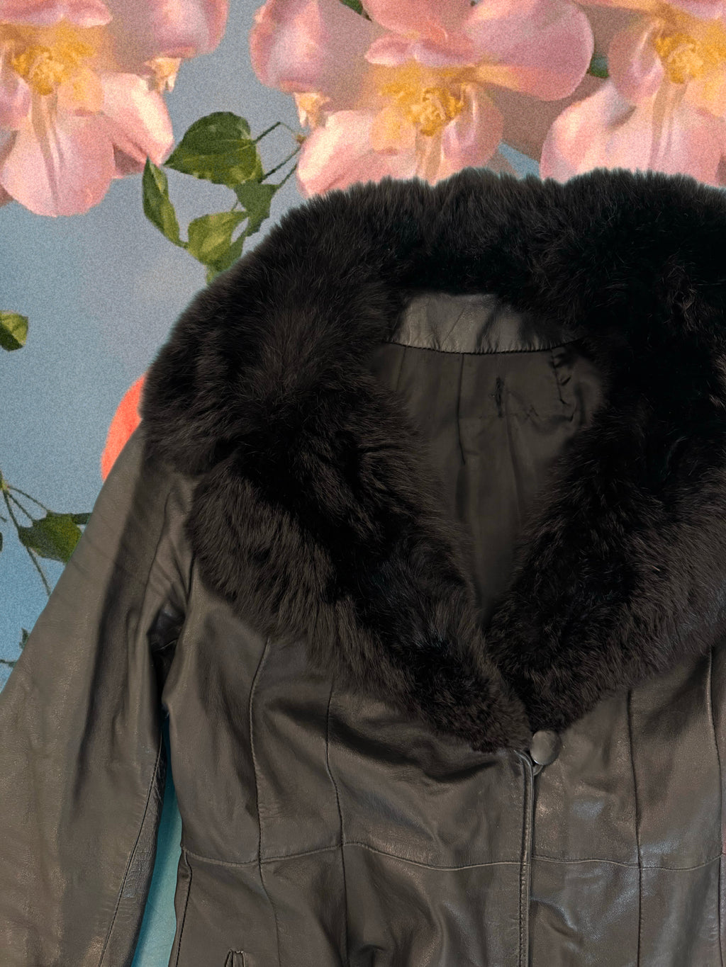 Rajac Leather Trench Coat