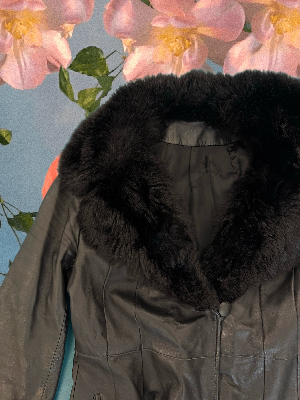 Rajac Leather Trench Coat
