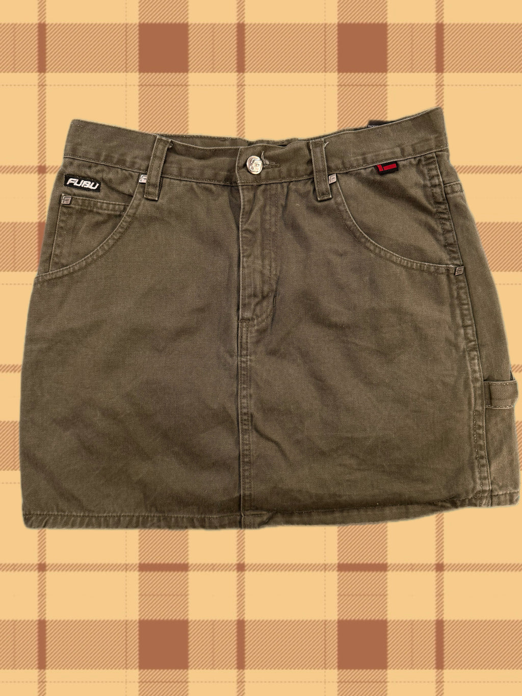Vintage Y2K Fubu Cargo Skirt