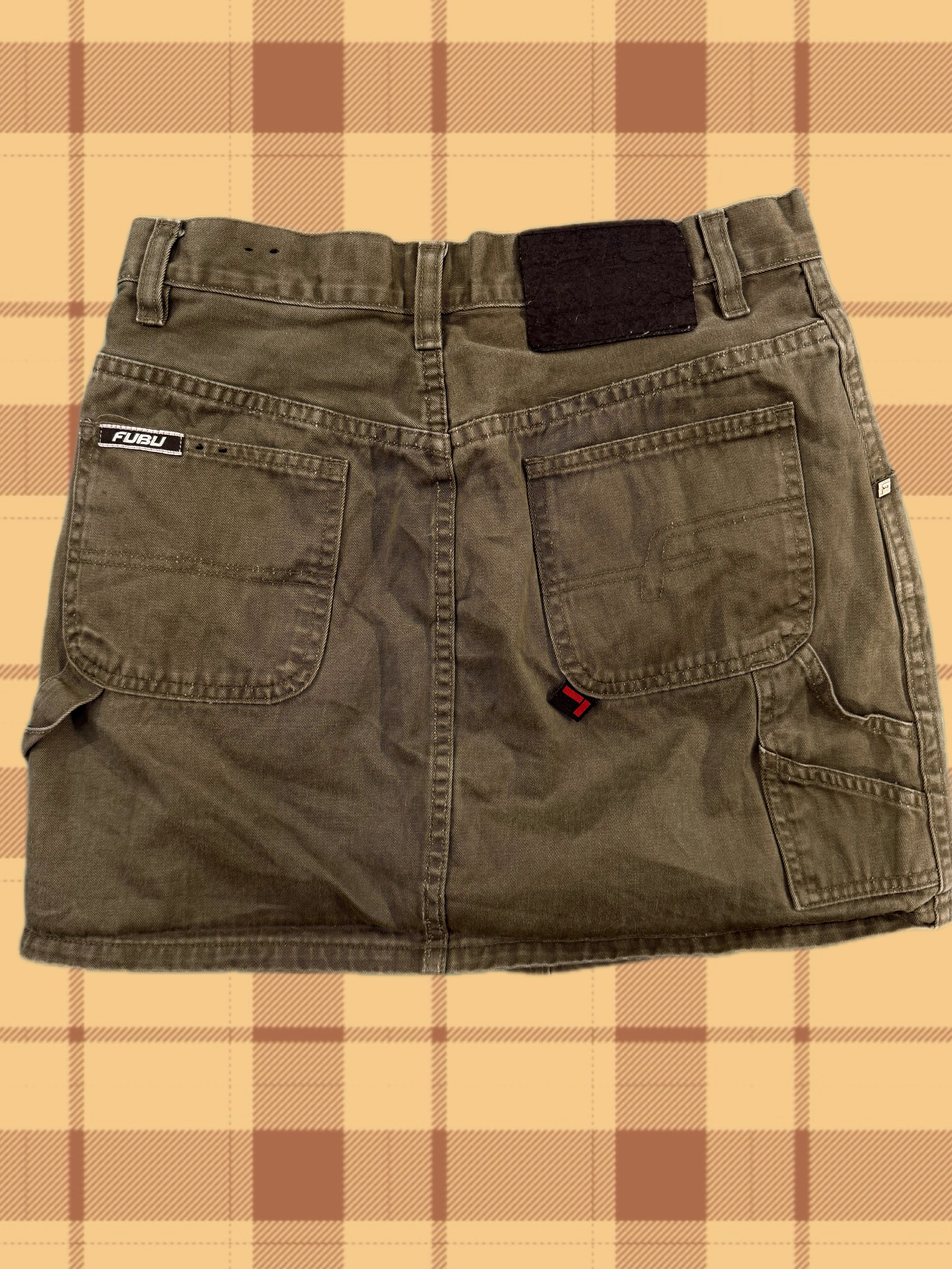 Vintage Y2K Fubu Cargo Skirt