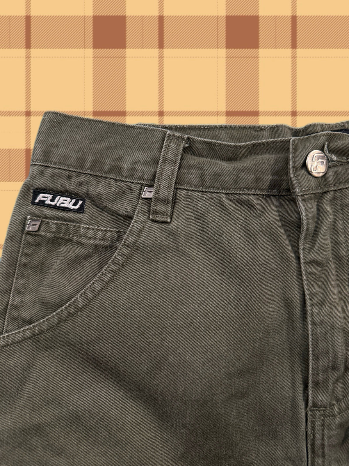 Vintage Y2K Fubu Cargo Skirt