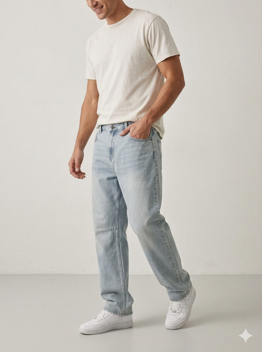 Kuwalla - Baggy Darted Denim